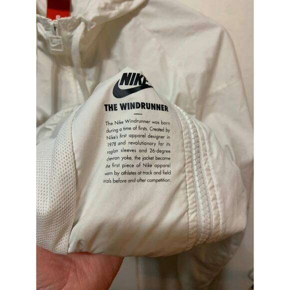 Nike windrunner jacket white Y2K women's running size small - Picture 7 of 8